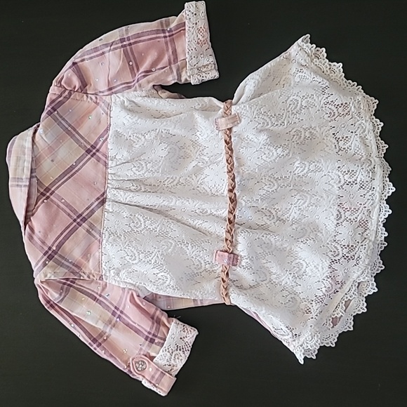 Little Lass sparkly top & bottom sz 2T - Picture 2 of 5